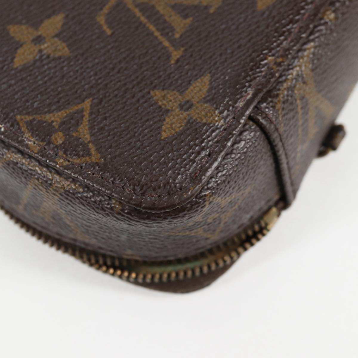 LOUIS VUITTON Monogram Poche Monte Carlo Jewelry Box M47352 LV Auth 78002