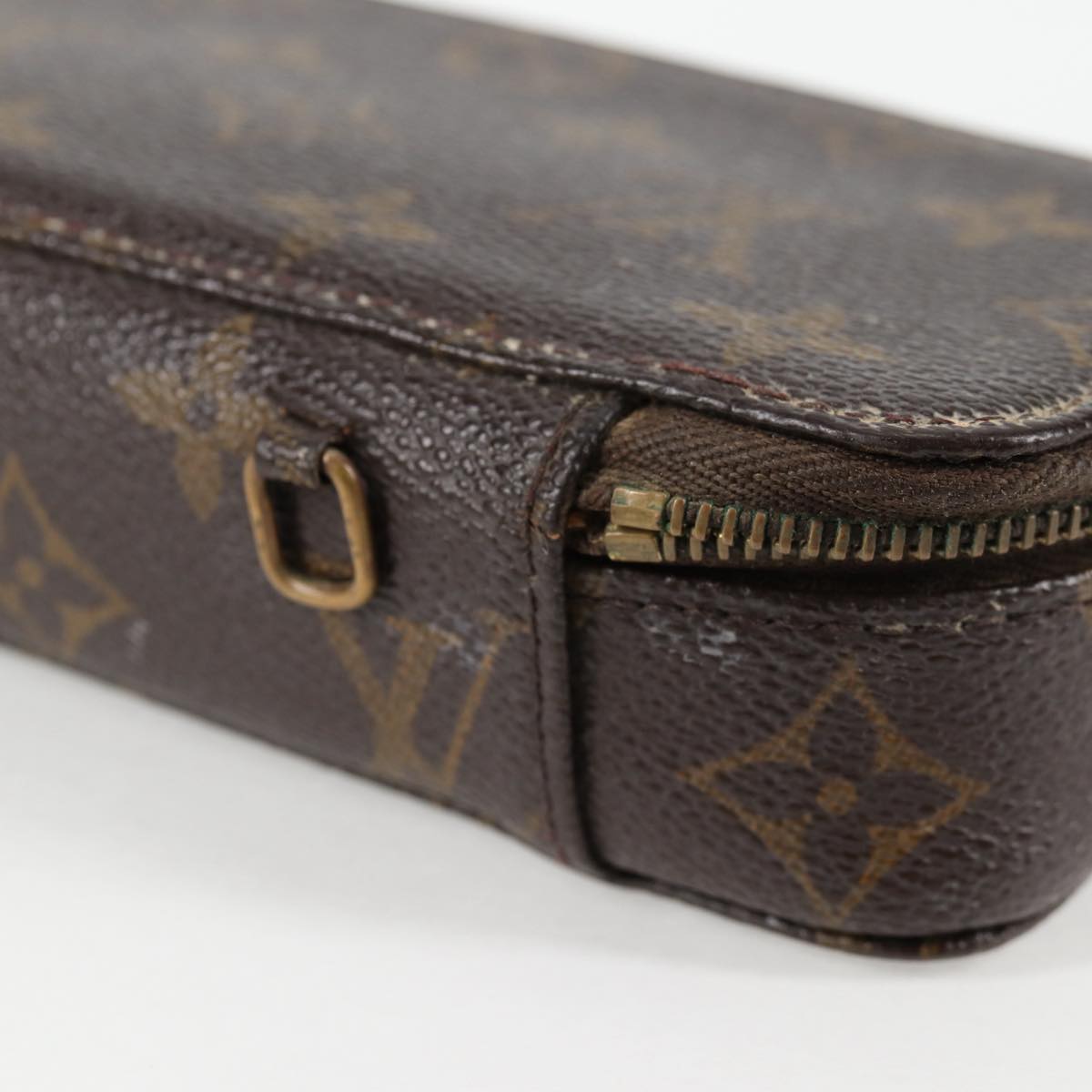 LOUIS VUITTON Monogram Poche Monte Carlo Jewelry Box M47352 LV Auth 78002