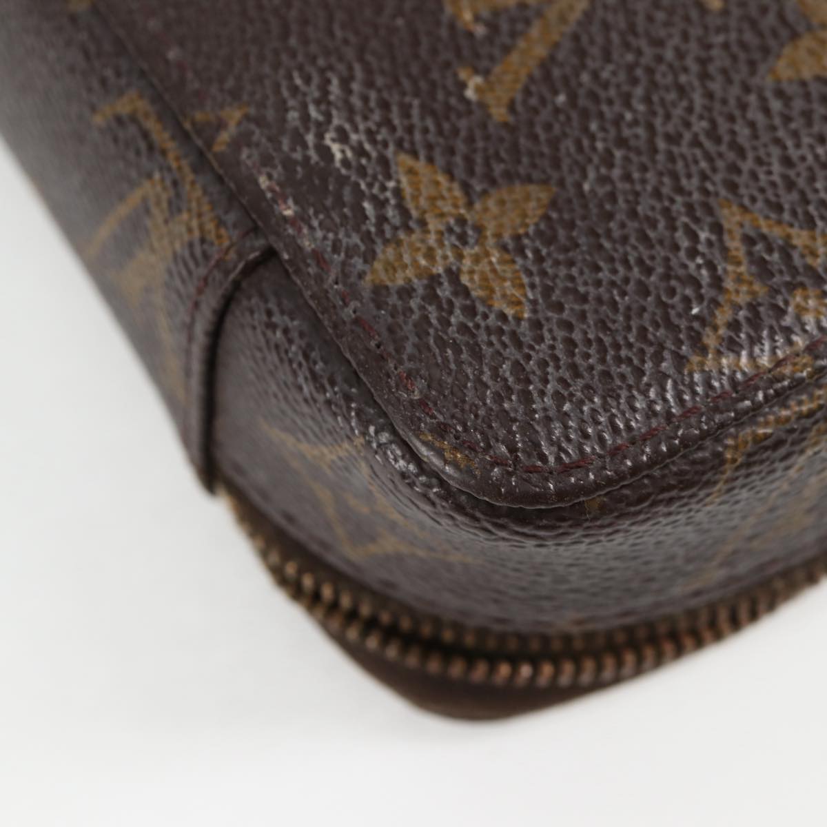 LOUIS VUITTON Monogram Poche Monte Carlo Jewelry Box M47352 LV Auth 78002