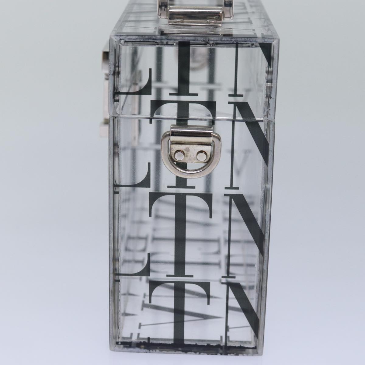 VALENTINO Hand Bag Plastic 2way Clear Auth 78373SAV