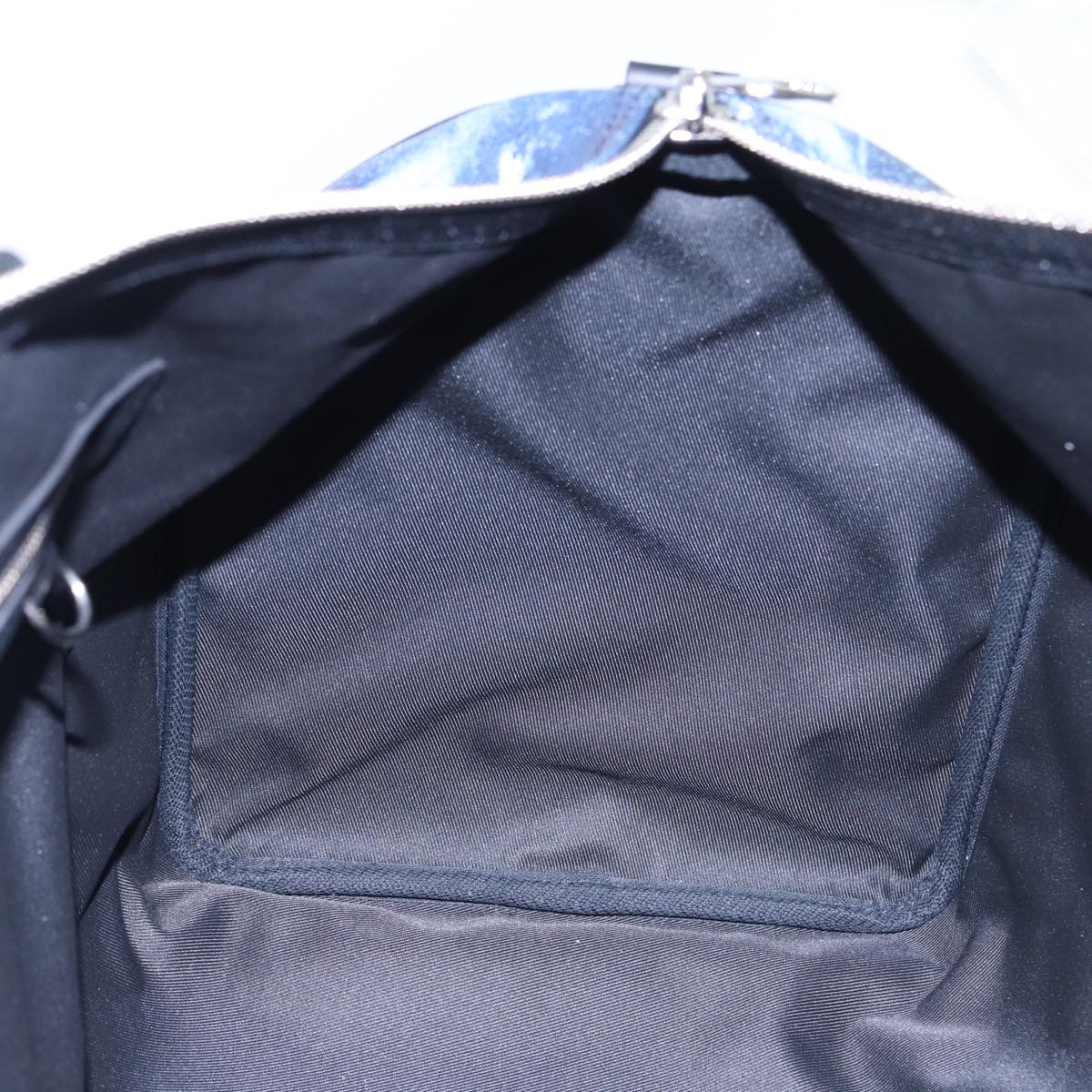 LOUIS VUITTON Damier Salt Keepall Bandouliere 50 Bag Blue N50059 LV Auth 78375S