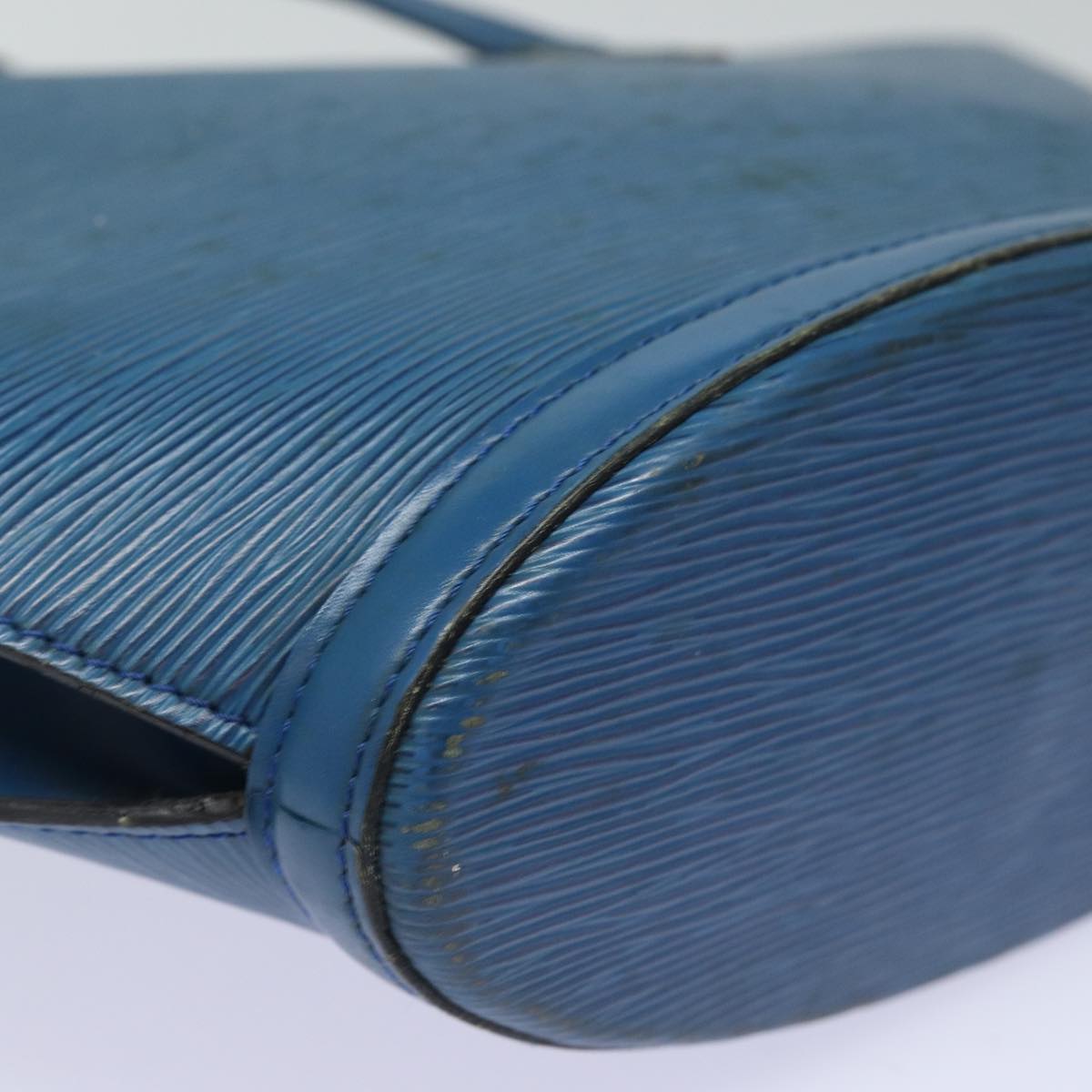 LOUIS VUITTON Epi Saint Jacques Shoulder Bag Blue M52275 LV Auth 78595