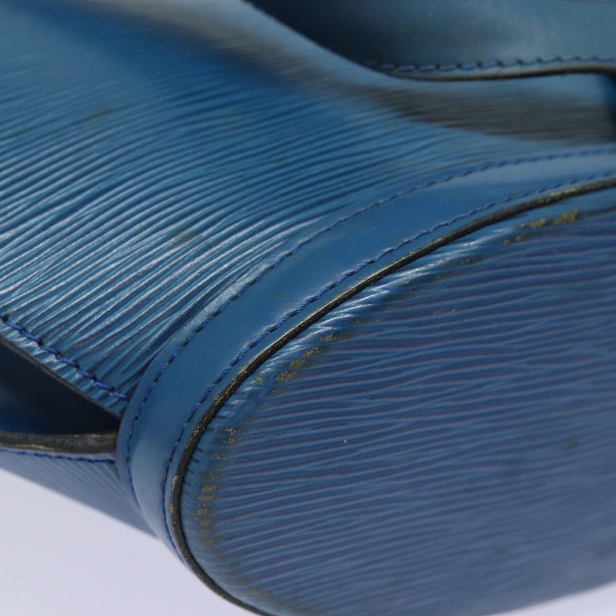 LOUIS VUITTON Epi Saint Jacques Shoulder Bag Blue M52275 LV Auth 78595