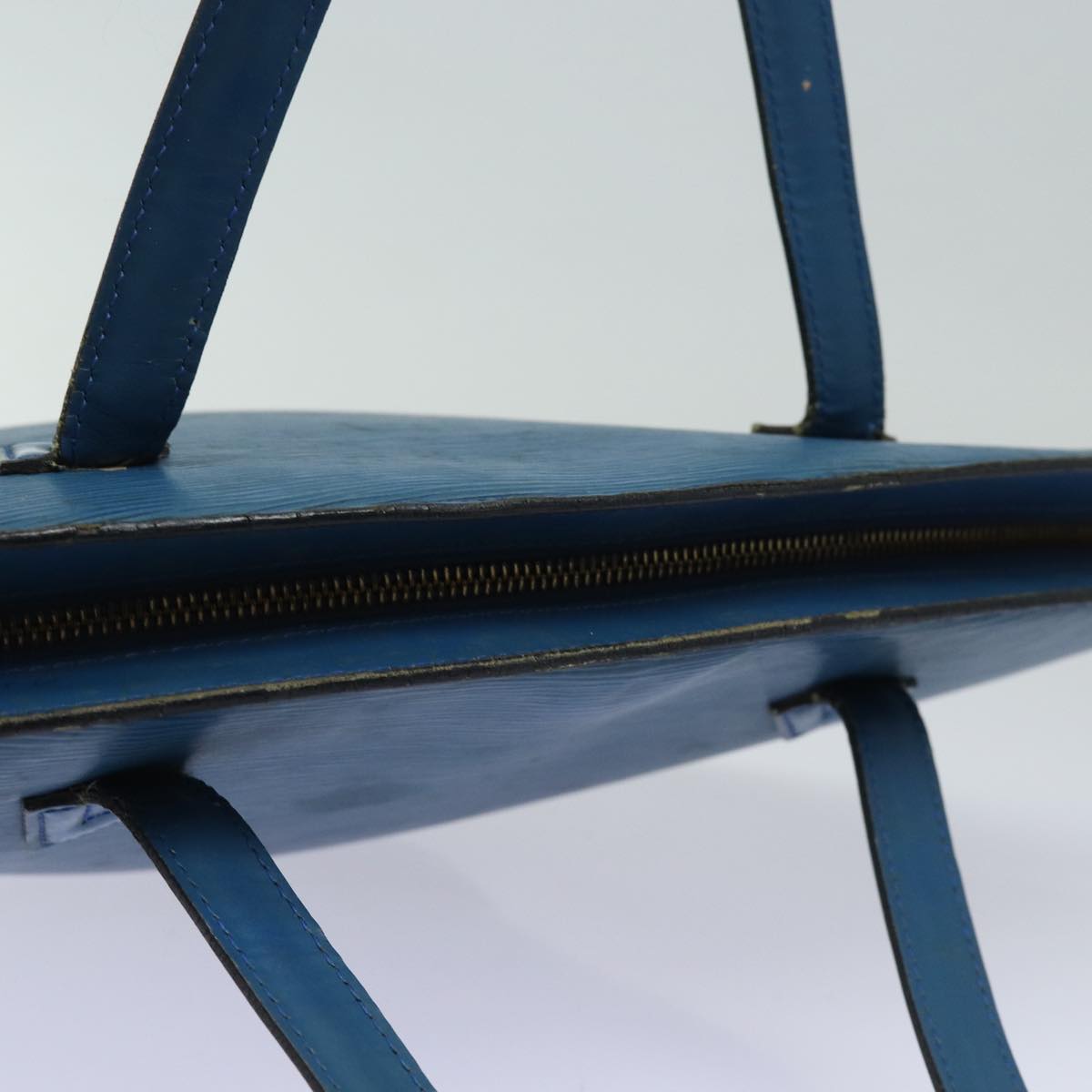 LOUIS VUITTON Epi Saint Jacques Shoulder Bag Blue M52275 LV Auth 78595