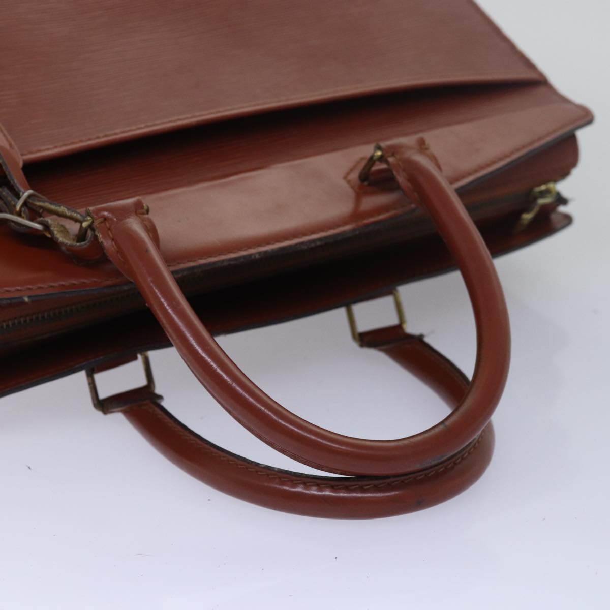 LOUIS VUITTON Epi Riviera Hand Bag Brown M48183 LV Auth 79047