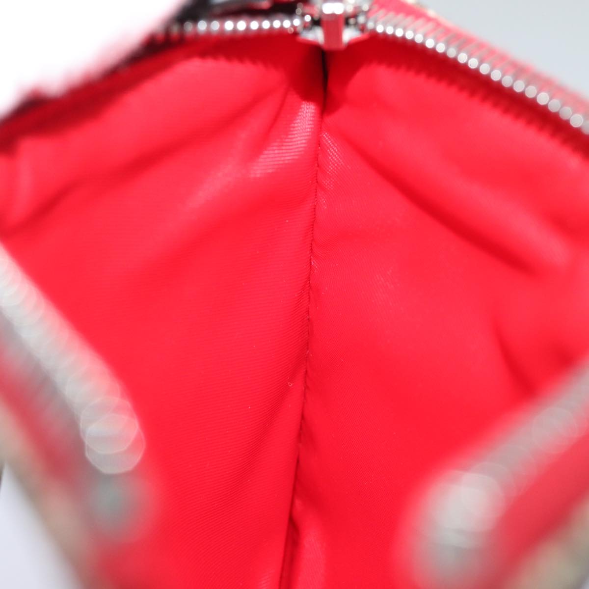 GUCCI GG Supreme Butterfly Clutch Bag PVC Beige 550781 Auth 79205V