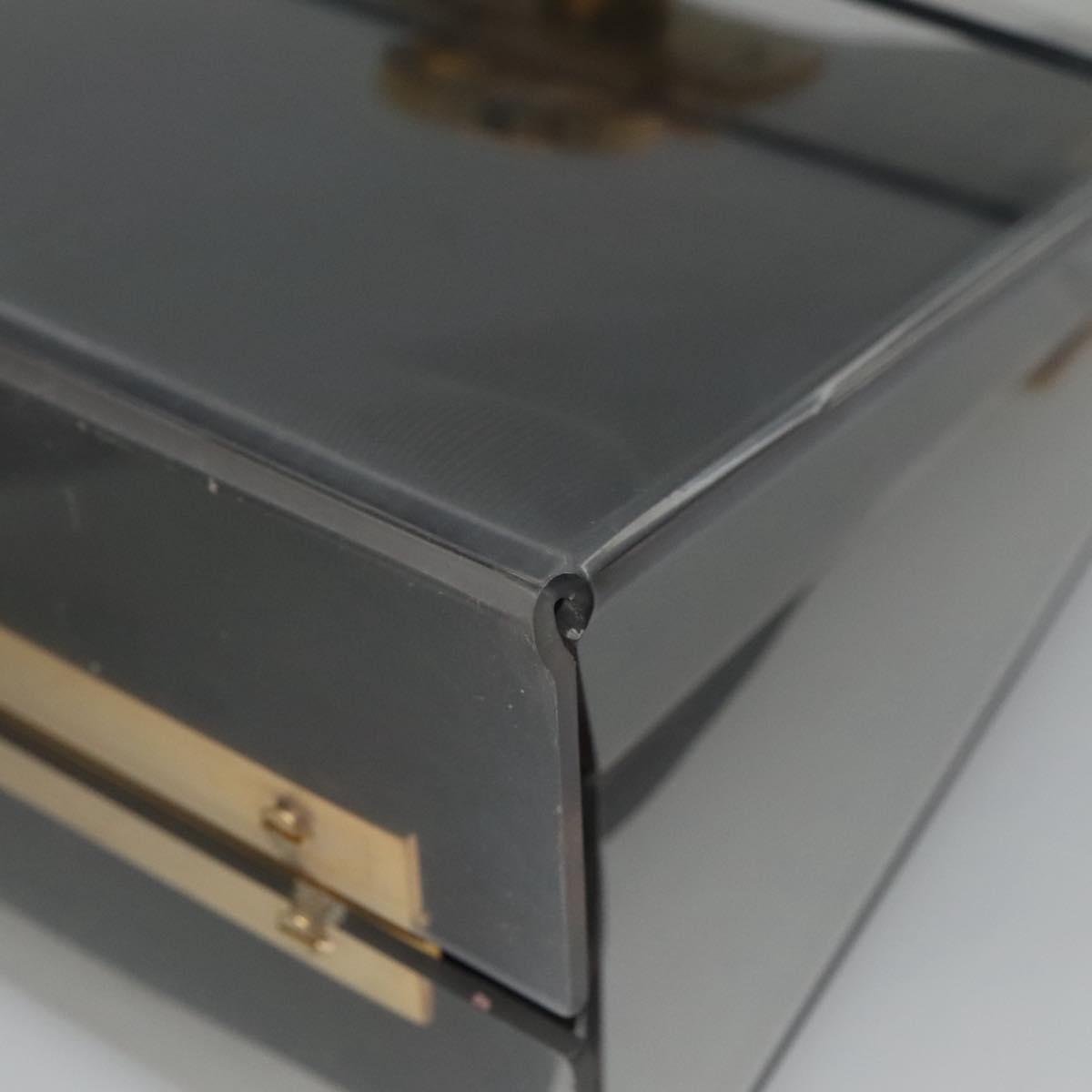 Salvatore Ferragamo Gancini Hand Bag plastic Clear Auth 79216