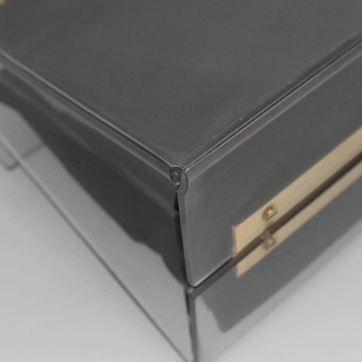 Salvatore Ferragamo Gancini Hand Bag plastic Clear Auth 79216