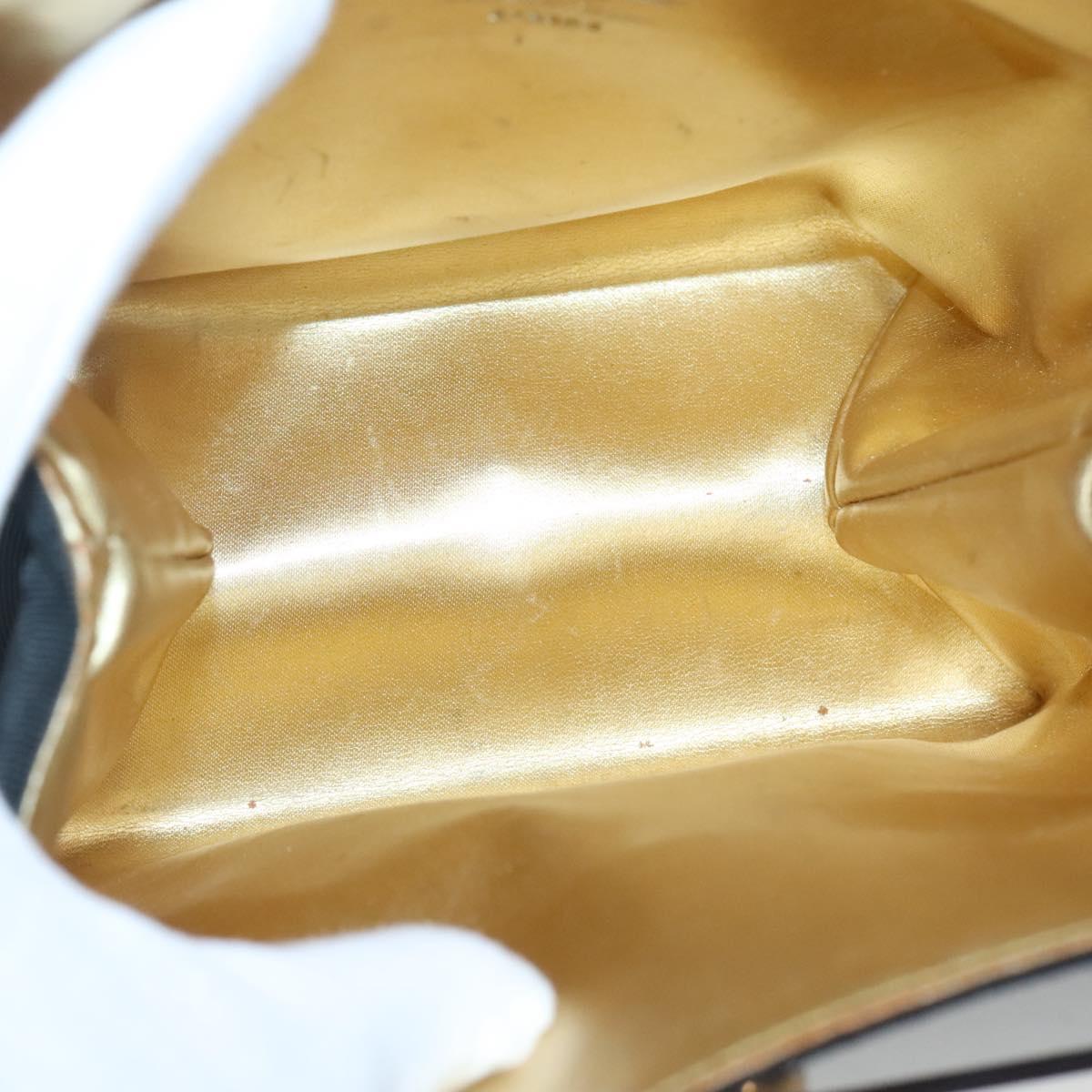 Salvatore Ferragamo Gancini Hand Bag plastic Clear Auth 79216