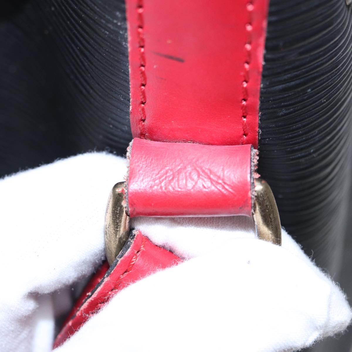 LOUIS VUITTON Epi Noe Shoulder Bag By color Black Red M44017 LV Auth 79238