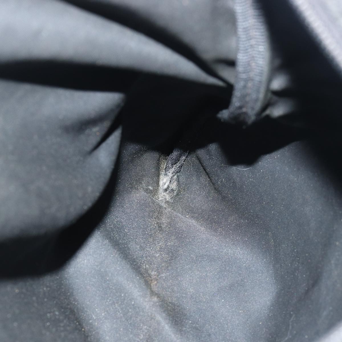 PRADA Shoulder Bag Nylon Black Auth 79556