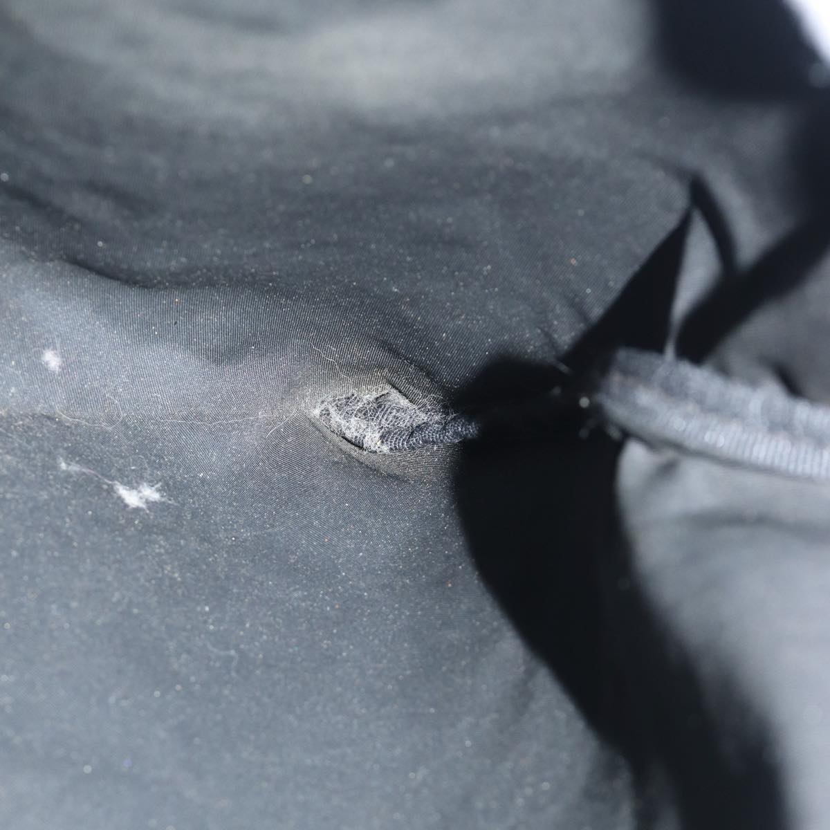 PRADA Shoulder Bag Nylon Black Auth 79556