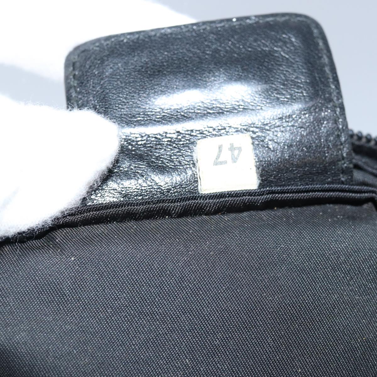 PRADA Shoulder Bag Nylon Black Auth 79556