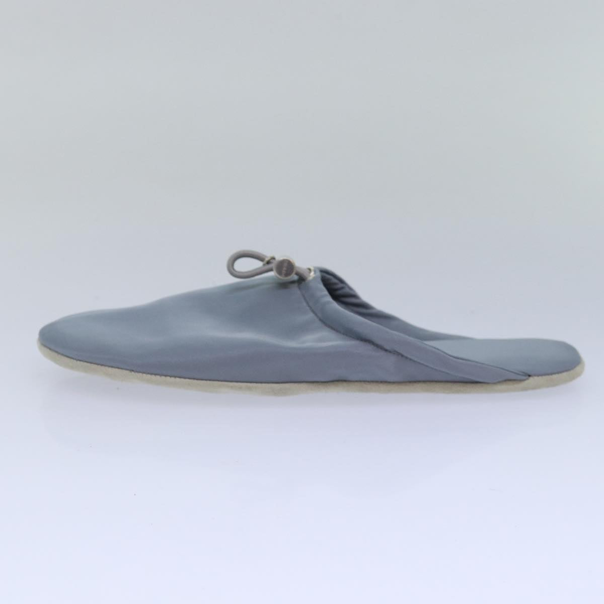 PRADA Room Shoes & Pouch Nylon Light Blue Auth 79894V