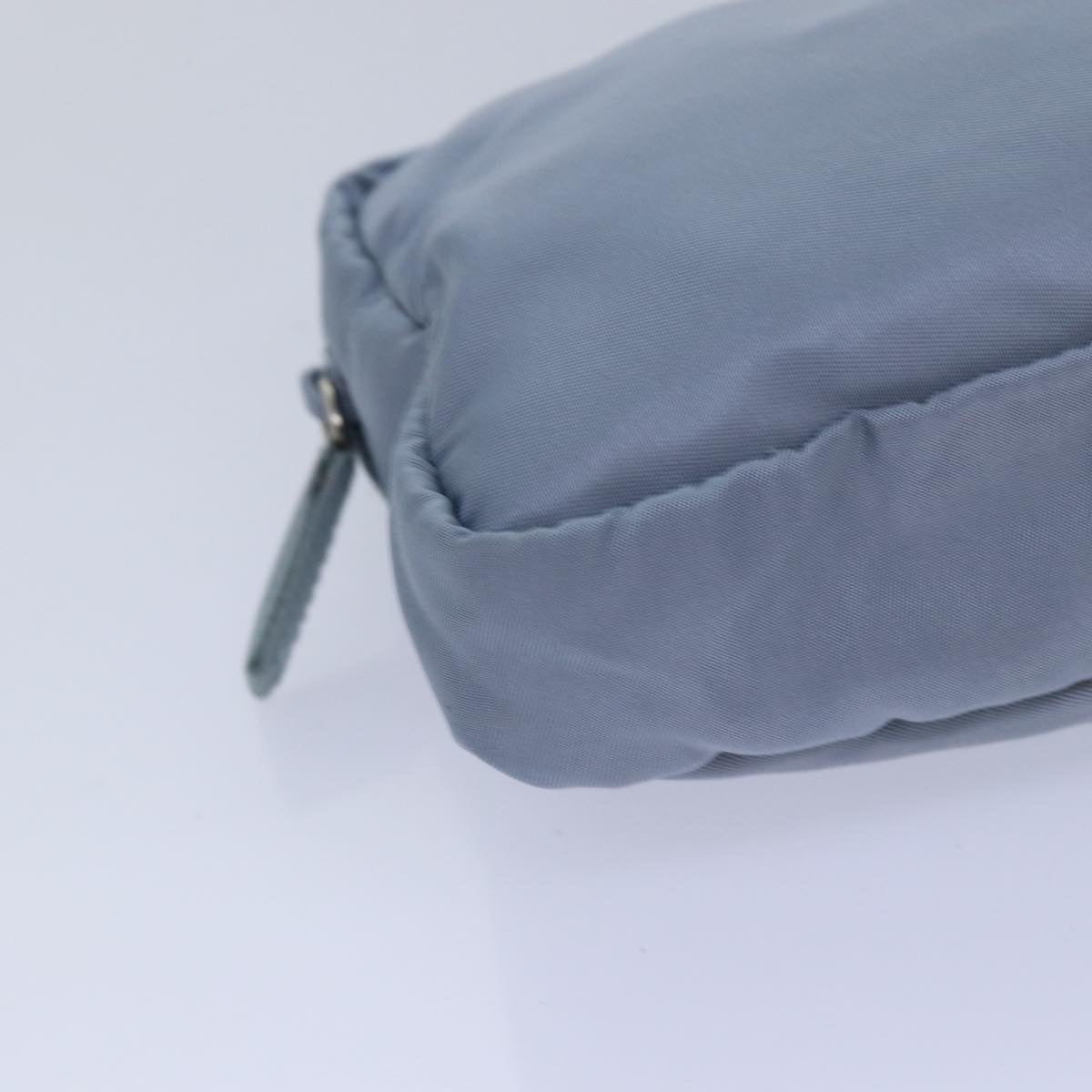 PRADA Room Shoes & Pouch Nylon Light Blue Auth 79894V