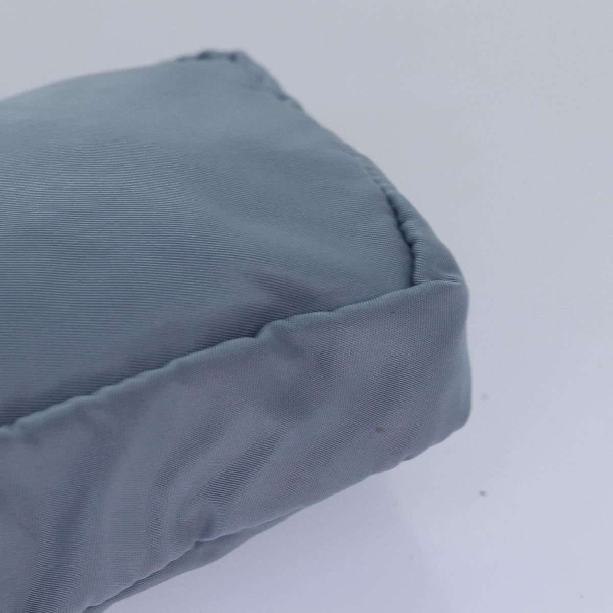 PRADA Room Shoes & Pouch Nylon Light Blue Auth 79894V