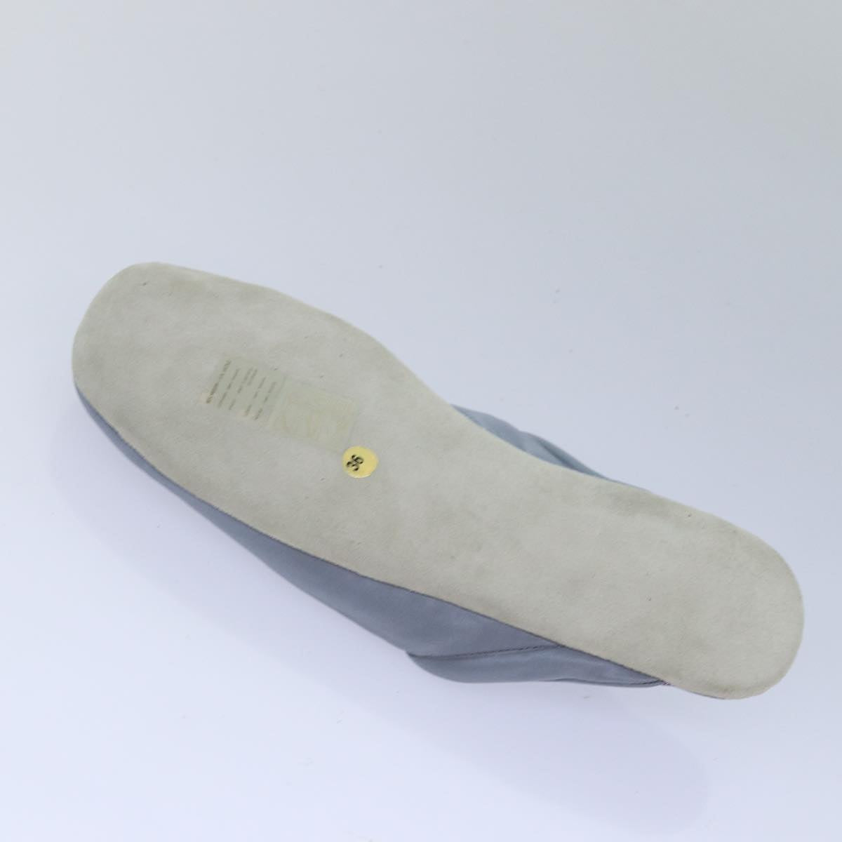 PRADA Room Shoes & Pouch Nylon Light Blue Auth 79894V