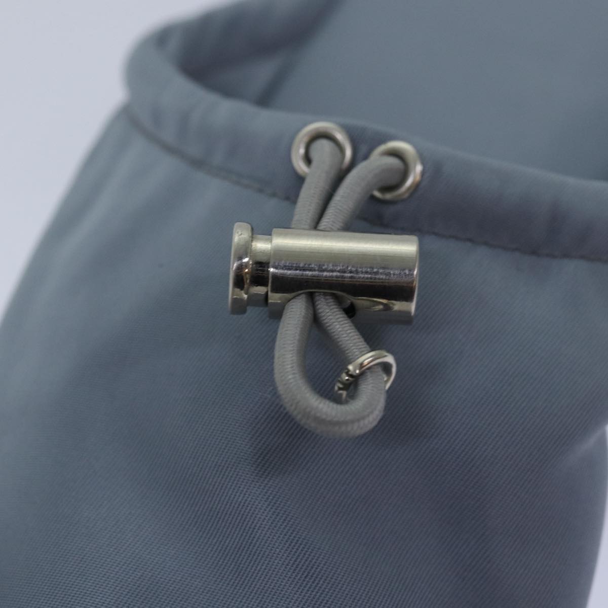 PRADA Room Shoes & Pouch Nylon Light Blue Auth 79894V