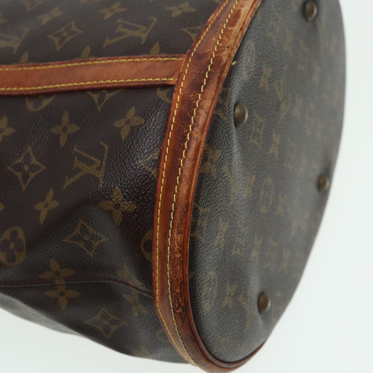 LOUIS VUITTON Monogram Bucket GM Shoulder Bag M42236 LV Auth 79920