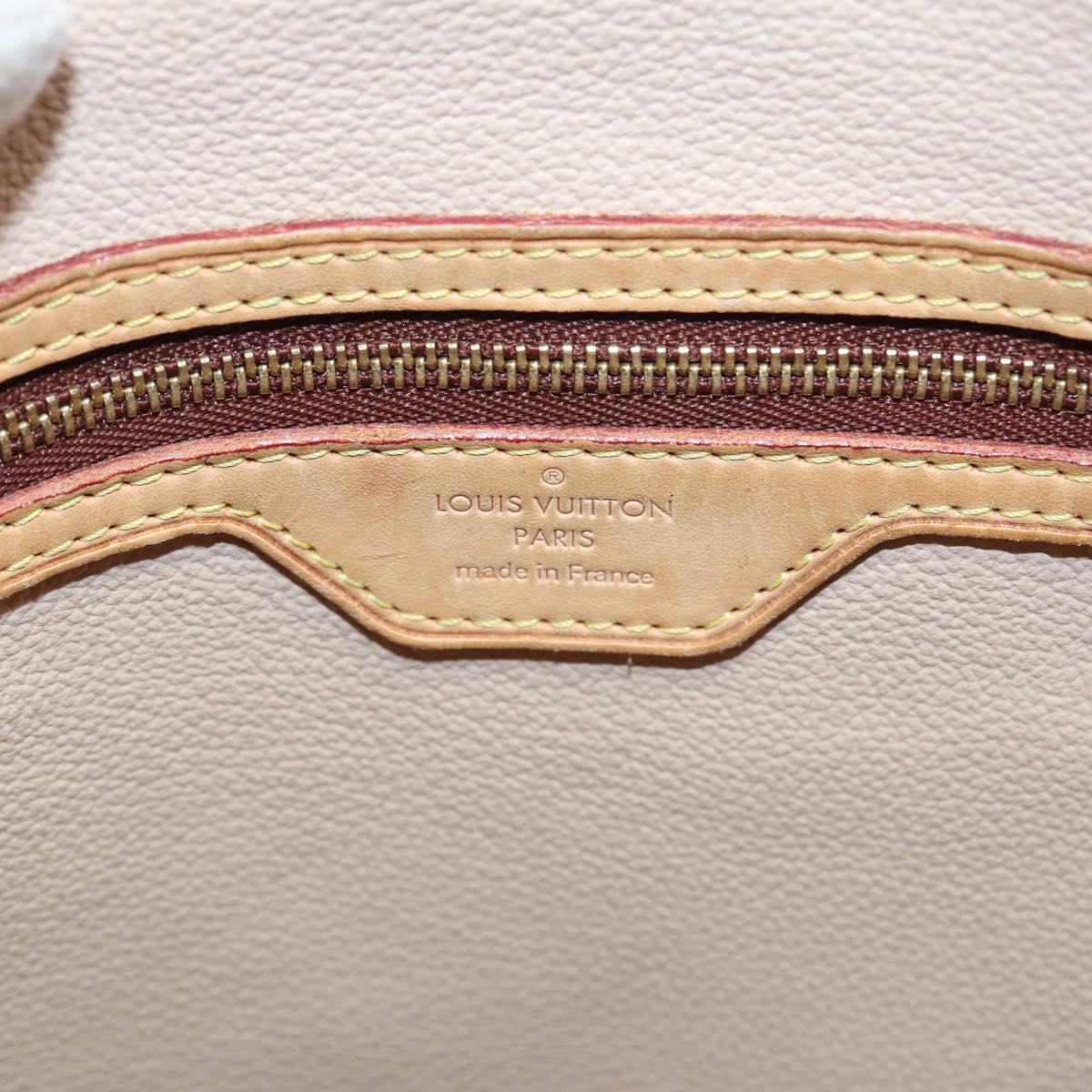 LOUIS VUITTON Monogram Bucket GM Shoulder Bag M42236 LV Auth 79920