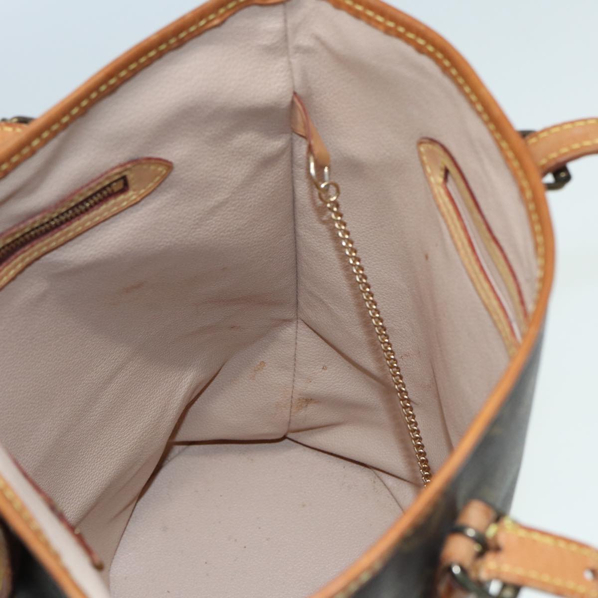 LOUIS VUITTON Monogram Bucket GM Shoulder Bag M42236 LV Auth 79920