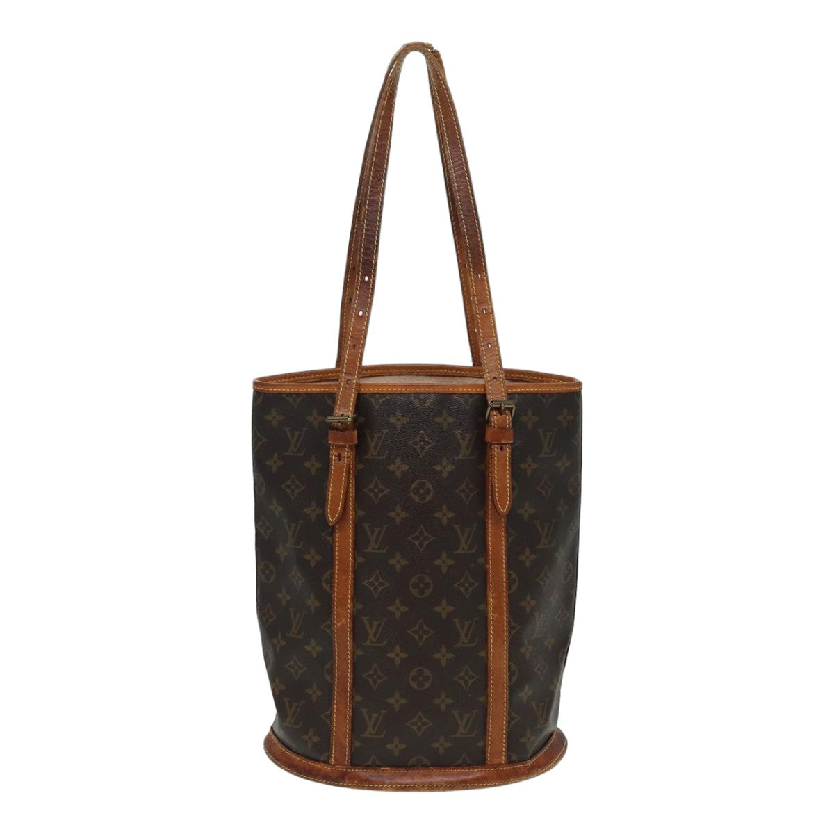 LOUIS VUITTON Monogram Bucket GM Shoulder Bag M42236 LV Auth 79920