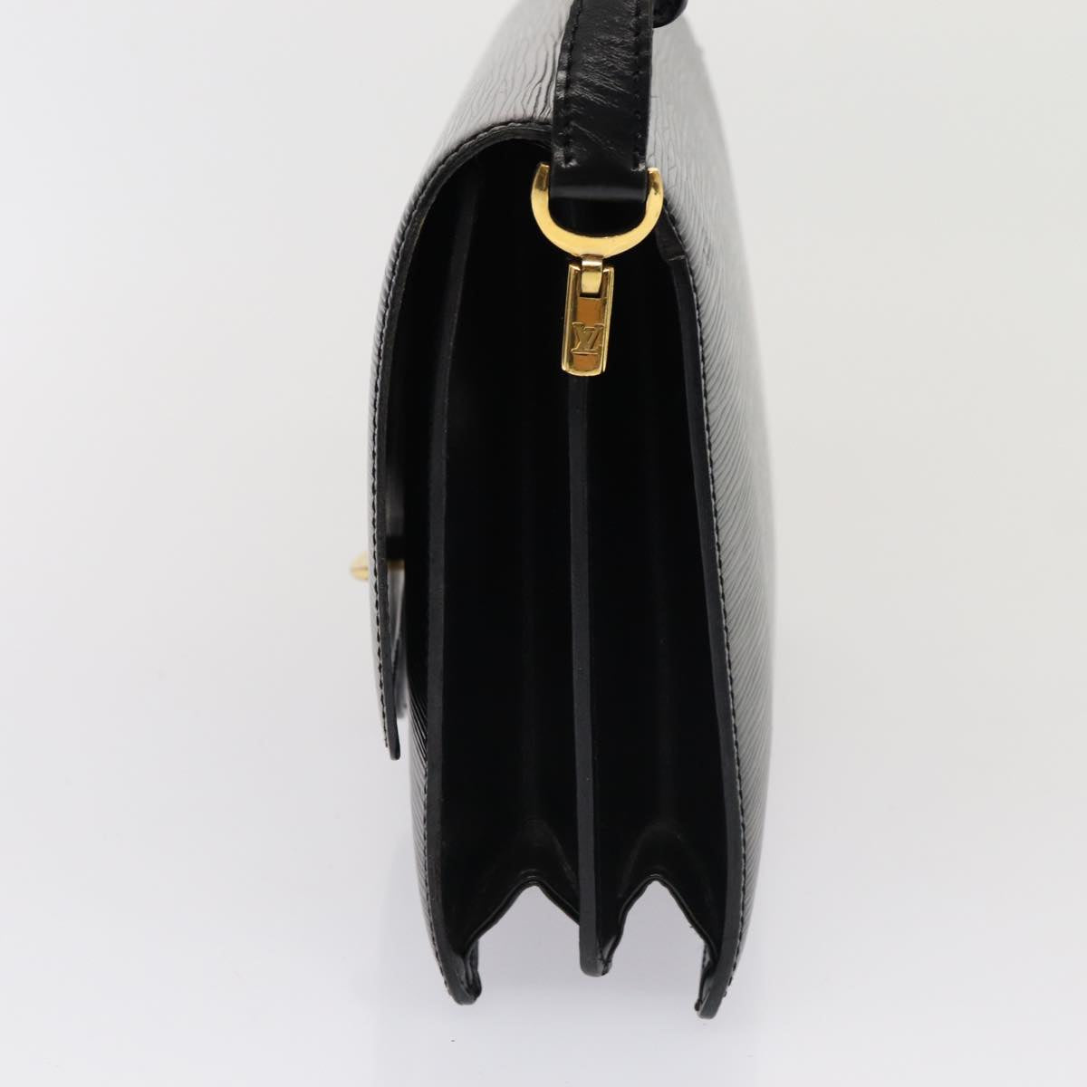 LOUIS VUITTON Epi Bicolor Free Run Shoulder Bag Black Blue M52415 LV Auth 79972