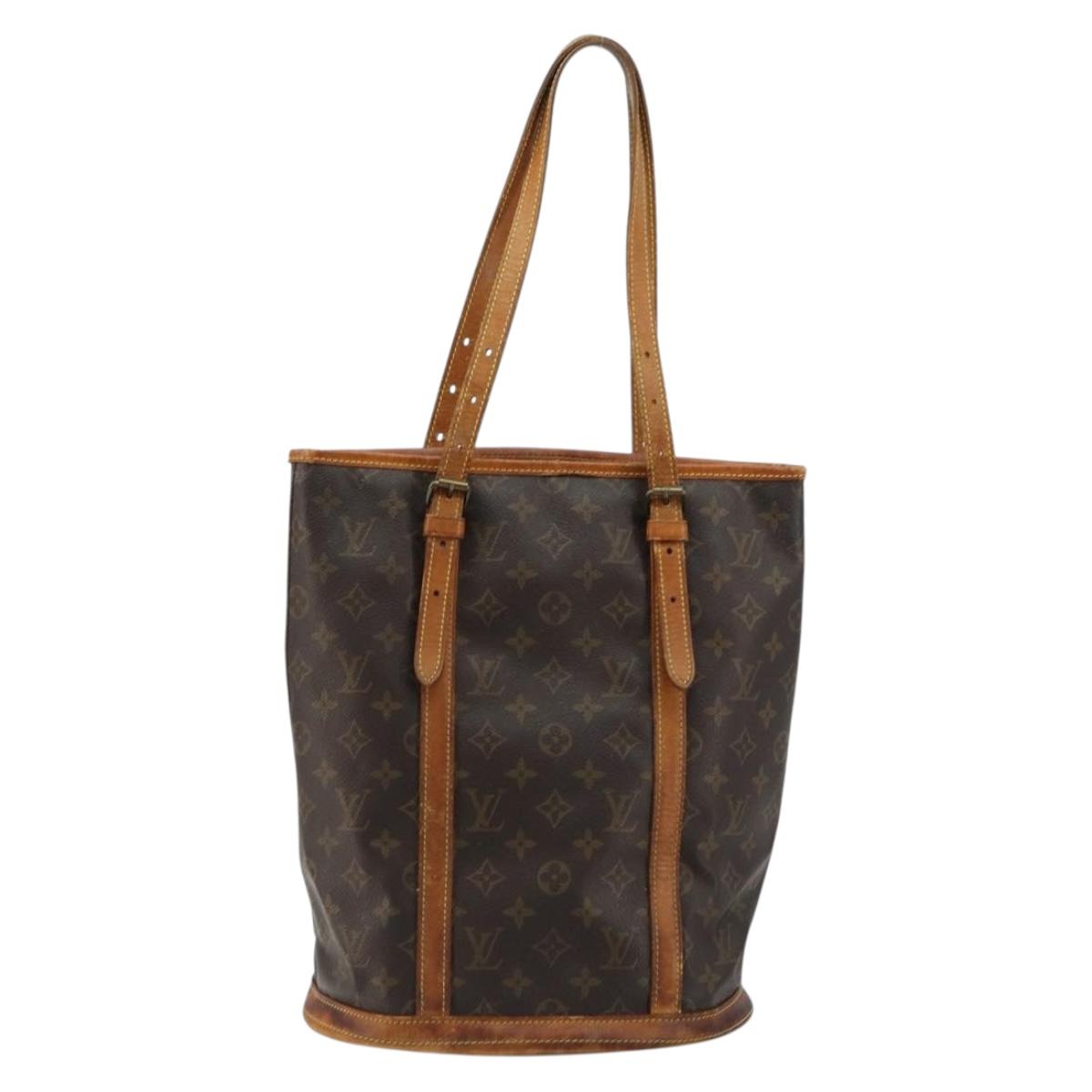 LOUIS VUITTON Monogram Bucket GM Shoulder Bag M42236 LV Auth 80217
