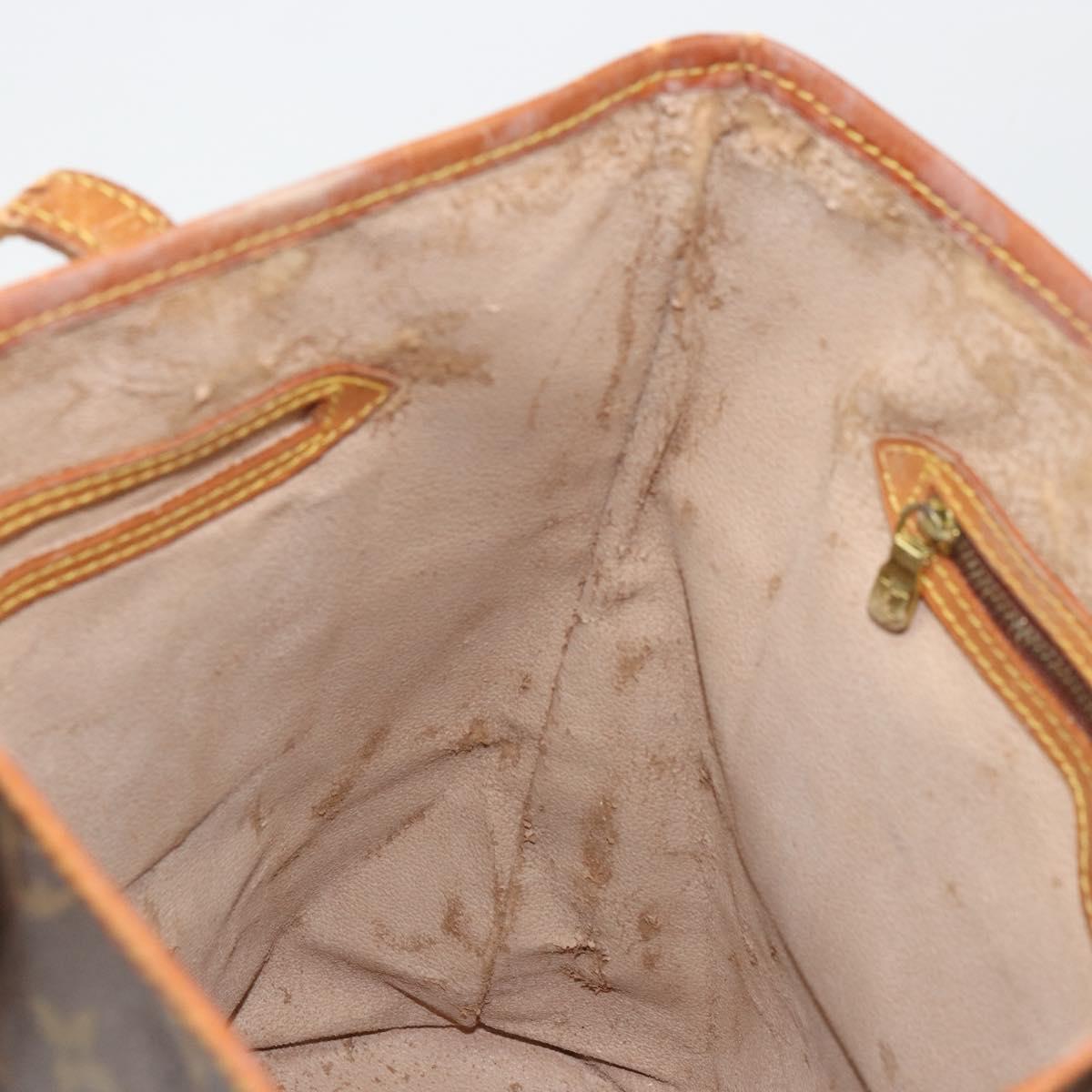 LOUIS VUITTON Monogram Bucket GM Shoulder Bag M42236 LV Auth 80217