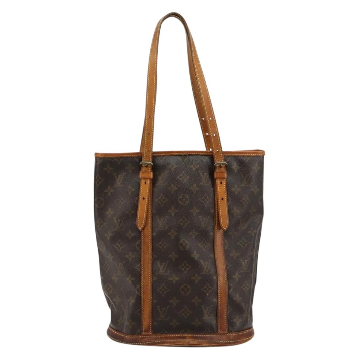 LOUIS VUITTON Monogram Bucket GM Shoulder Bag M42236 LV Auth 80217