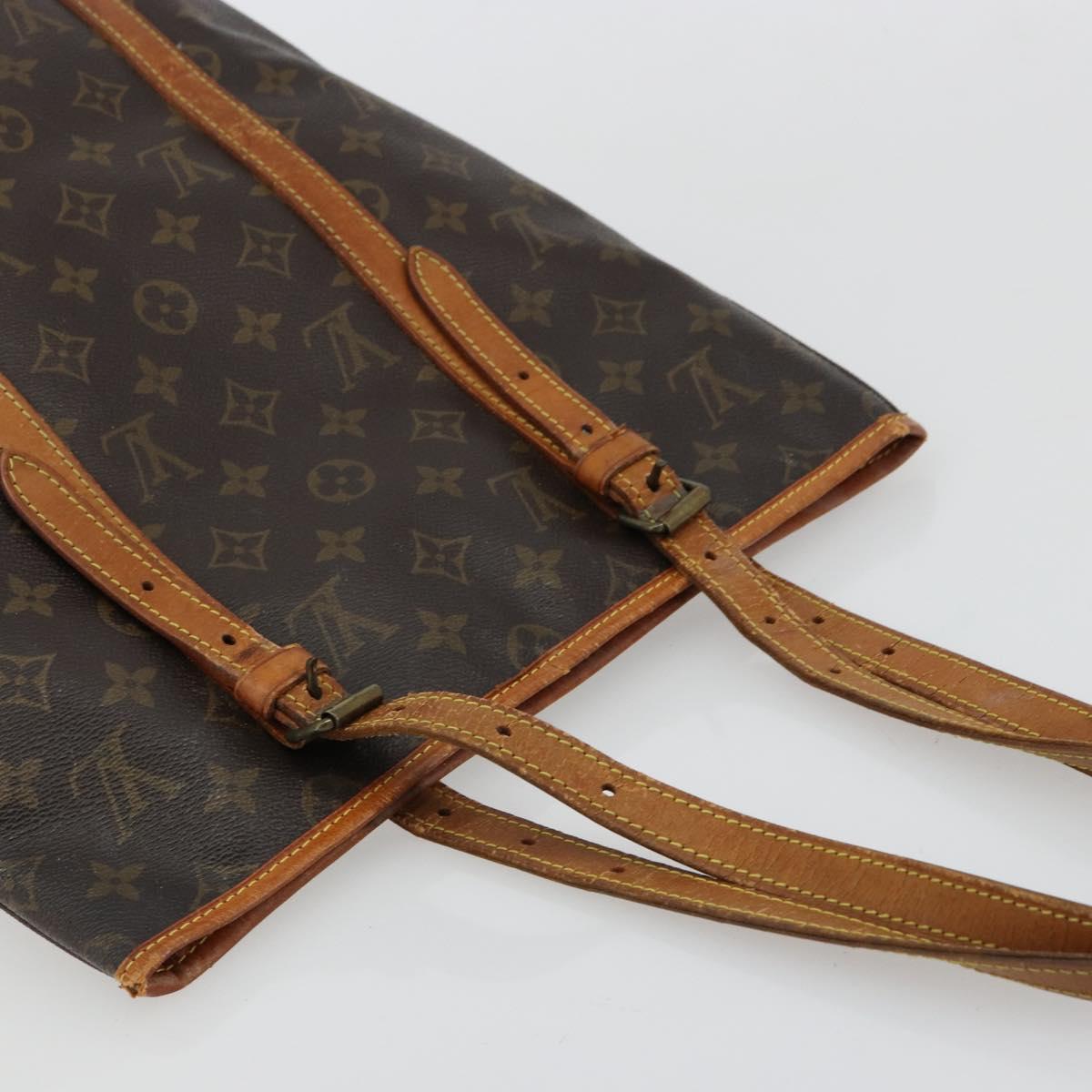LOUIS VUITTON Monogram Bucket GM Shoulder Bag M42236 LV Auth 80217