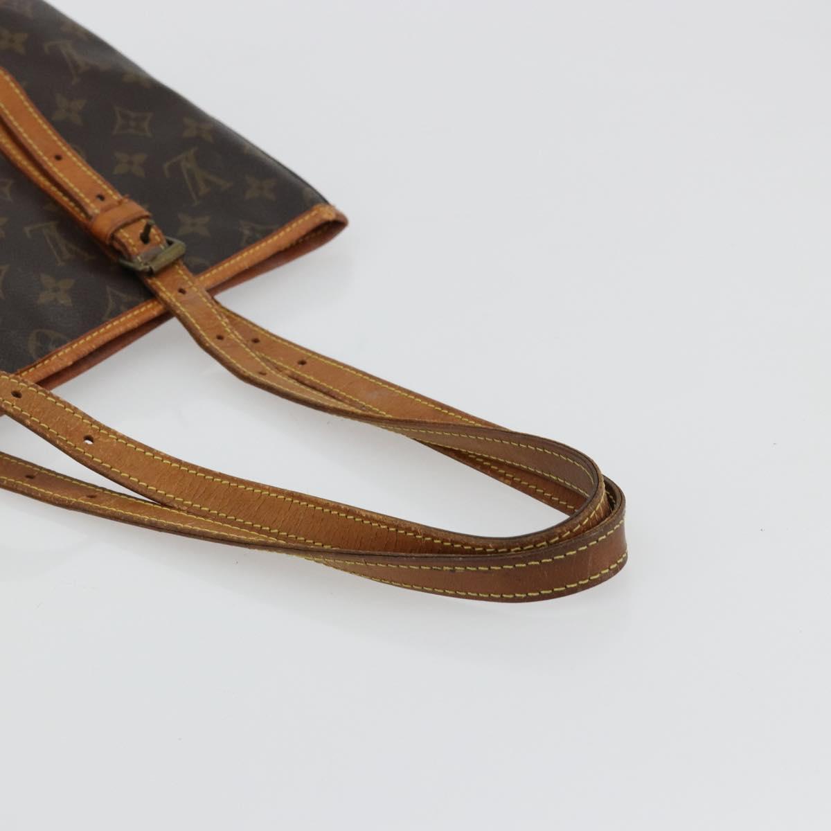 LOUIS VUITTON Monogram Bucket GM Shoulder Bag M42236 LV Auth 80217