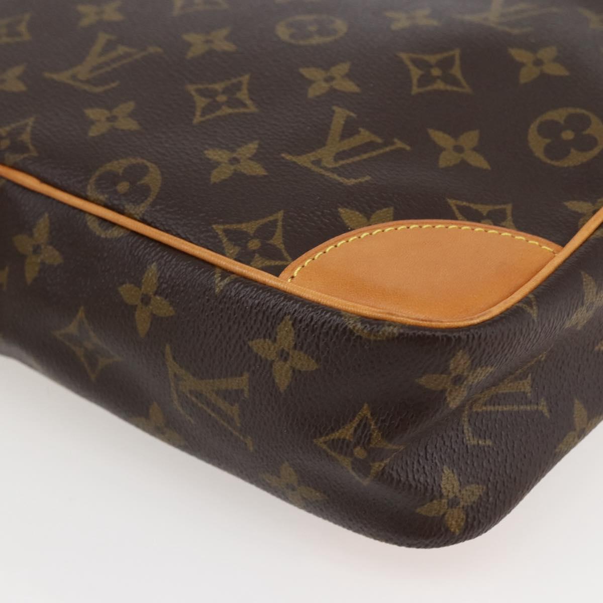LOUIS VUITTON Monogram Compiegne 28 Clutch Bag M51845 LV Auth 80423A