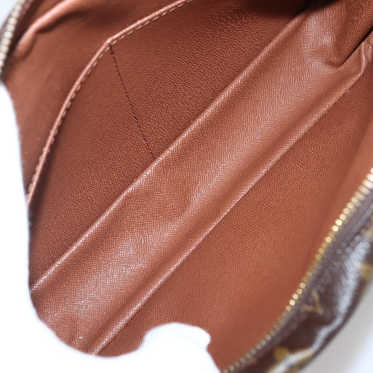 LOUIS VUITTON Monogram Compiegne 28 Clutch Bag M51845 LV Auth 80423