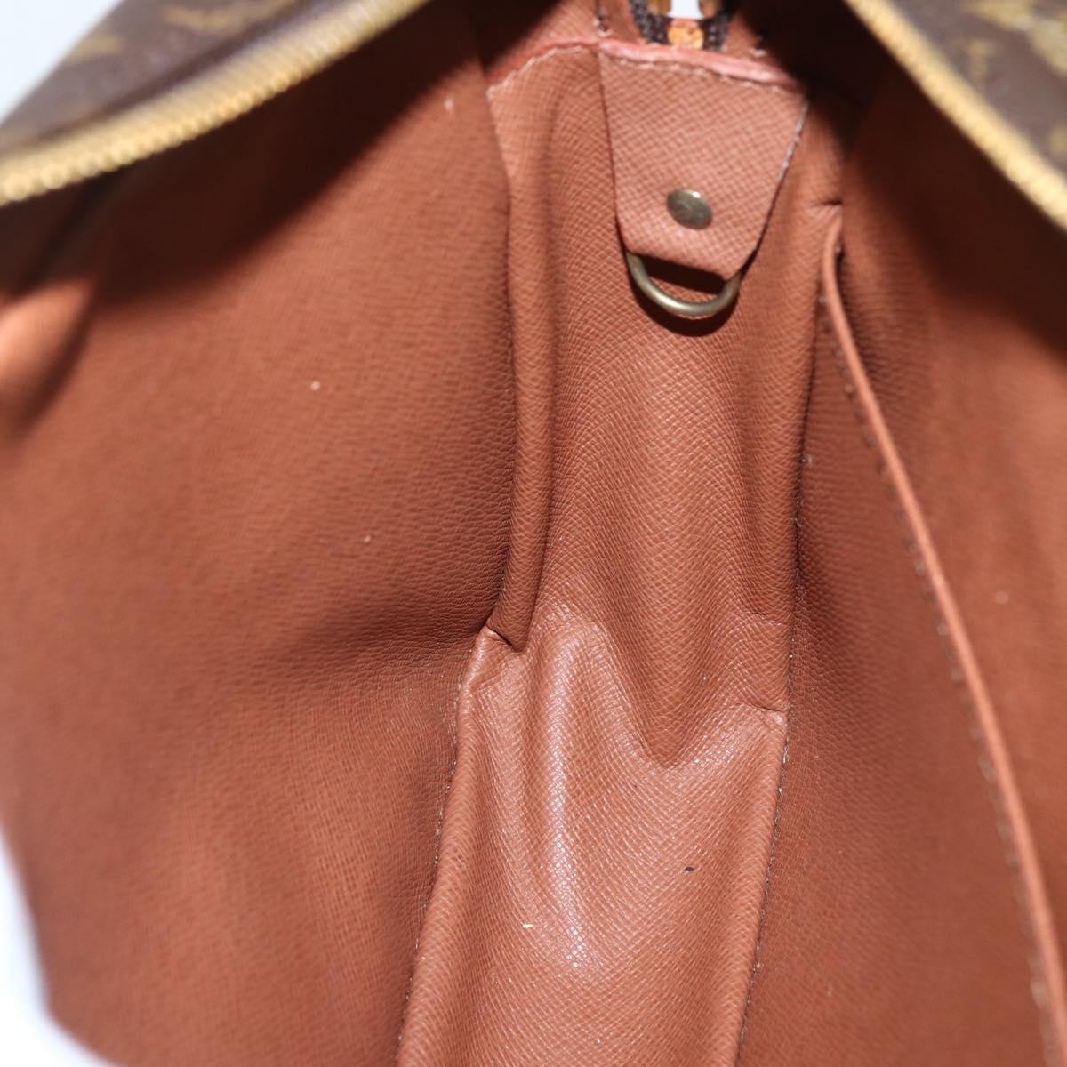 LOUIS VUITTON Monogram Compiegne 28 Clutch Bag M51845 LV Auth 80423