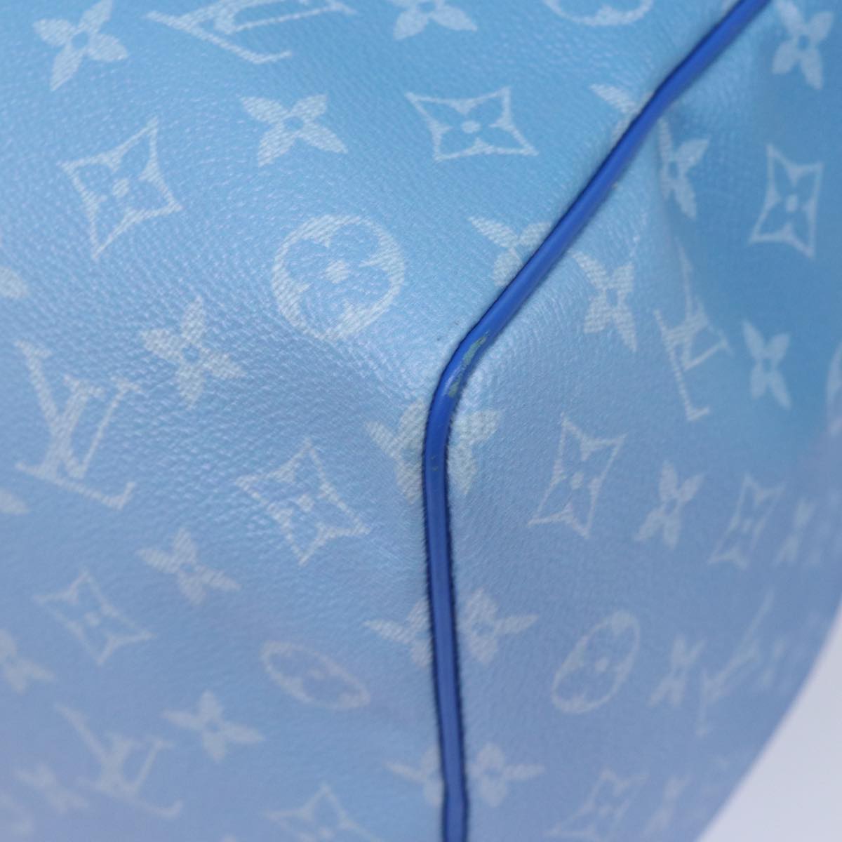LOUIS VUITTON Monogram Clouds Keepall Bandouliere 50 Bag M45428 LV Auth 80910SAV