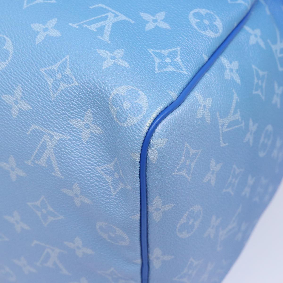 LOUIS VUITTON Monogram Clouds Keepall Bandouliere 50 Bag M45428 LV Auth 80910SAV