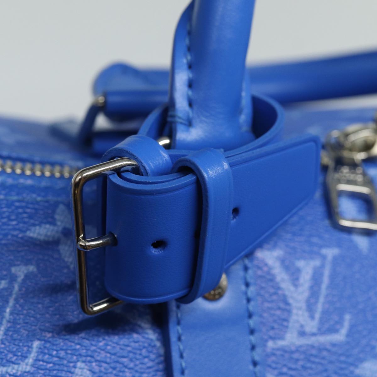 LOUIS VUITTON Monogram Clouds Keepall Bandouliere 50 Bag M45428 LV Auth 80910SAV
