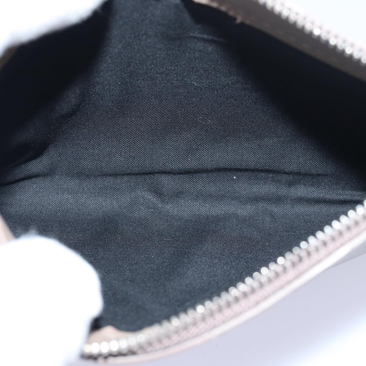 BALENCIAGA Navy Cabas Hand Bag Leather Gray 339933 Auth 80962M