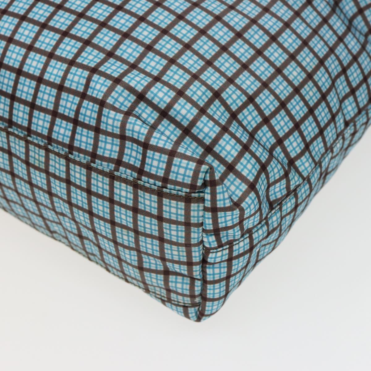 PRADA Hand Bag Nylon 2way Light Blue B2600G Auth 80981V