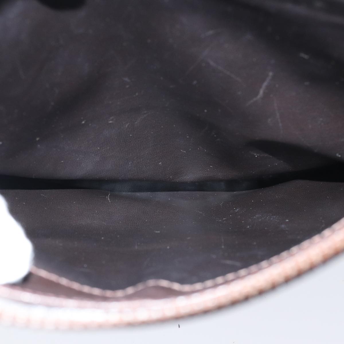 CELINE C Sulky Shoulder Bag Canvas Beige Brown Auth 81007