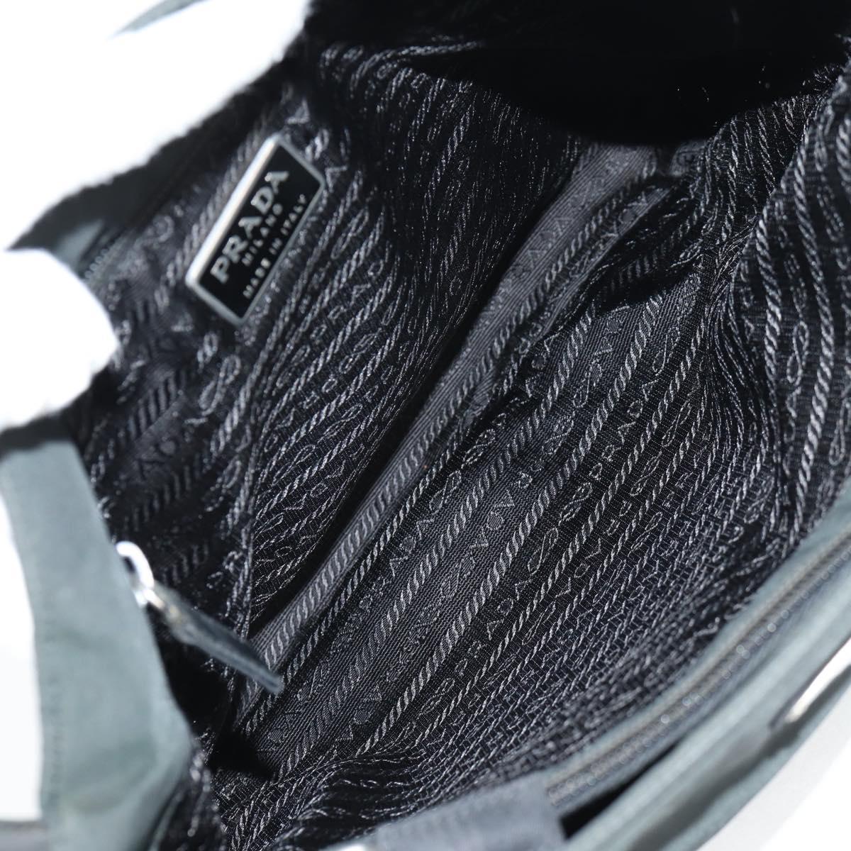 PRADA Shoulder Bag Nylon Khaki Auth 81110