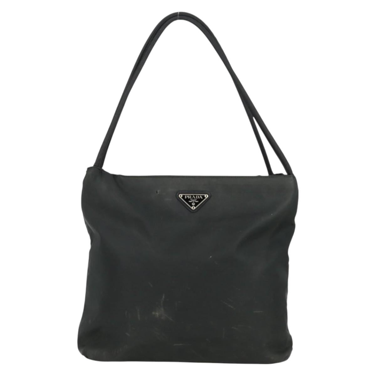 PRADA Shoulder Bag Nylon Khaki Auth 81110