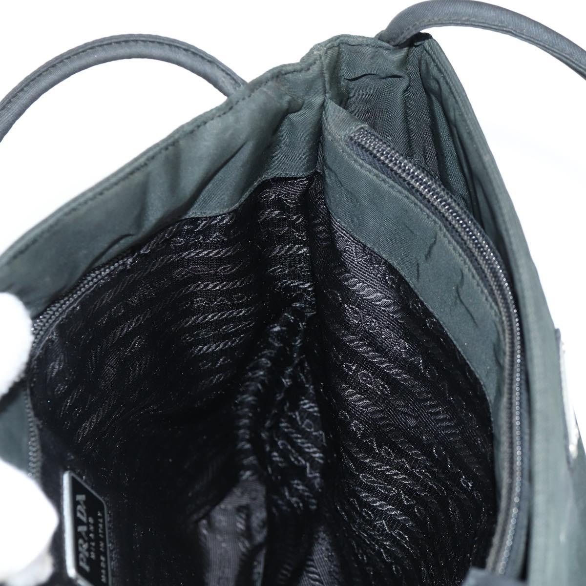 PRADA Shoulder Bag Nylon Khaki Auth 81110