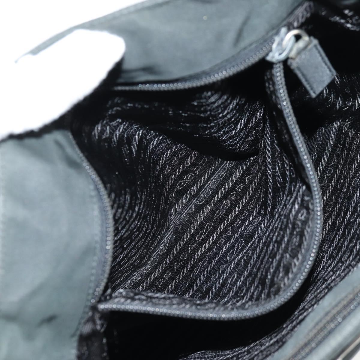 PRADA Shoulder Bag Nylon Khaki Auth 81110