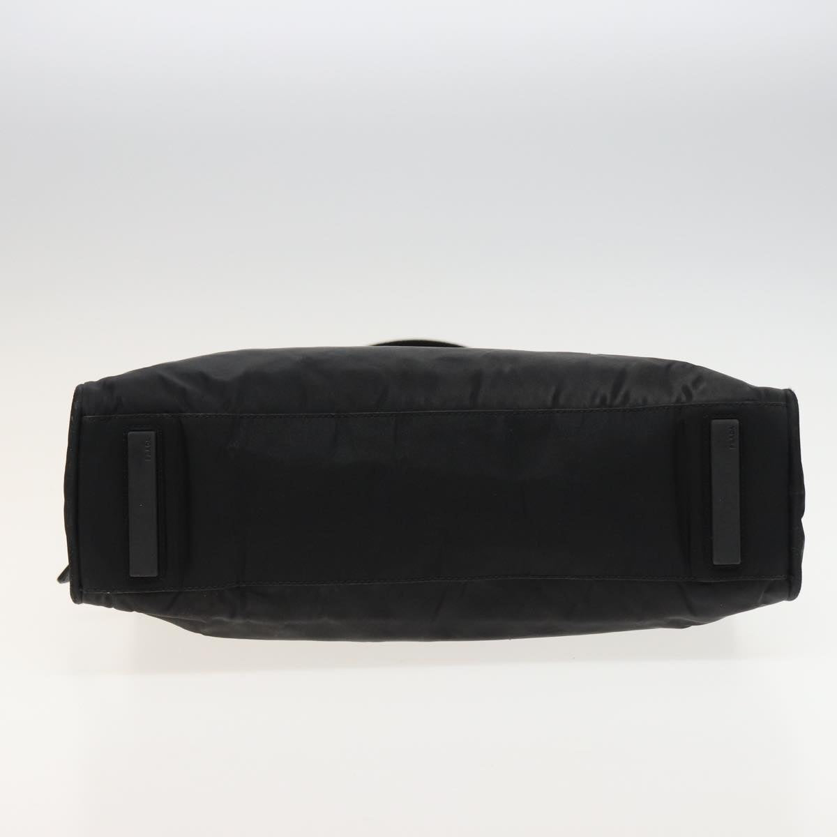 PRADA Tote Bag Nylon Black Auth 81168