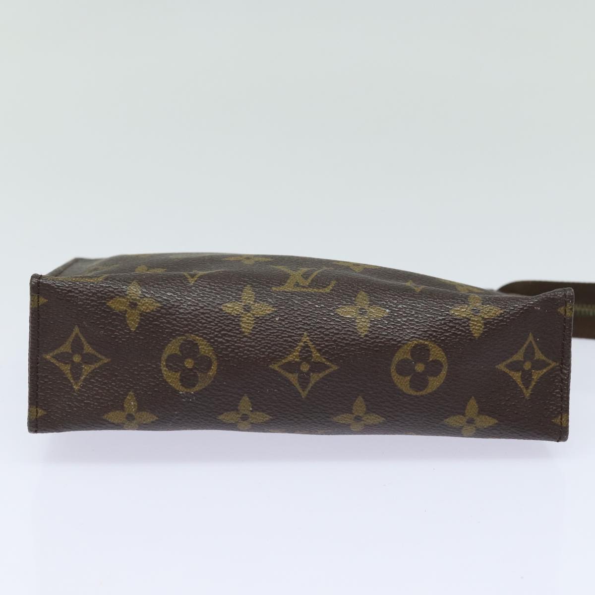 LOUIS VUITTON Monogram Poche Toilette 19 Pouch M47544 LV Auth 81211