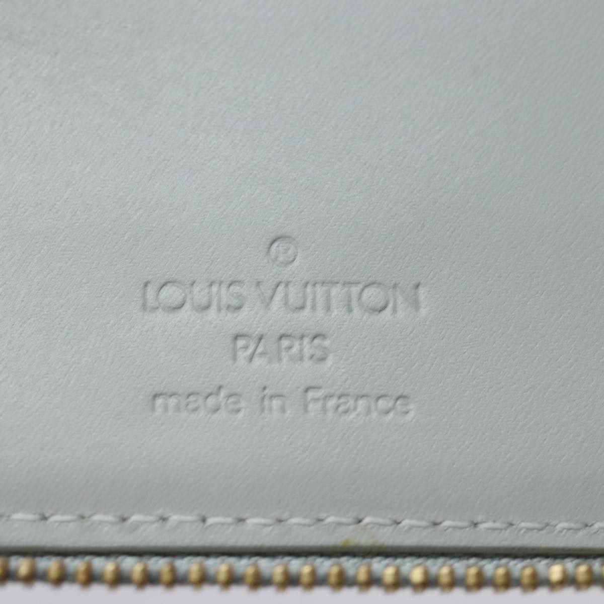 LOUIS VUITTON Monogram Vernis Eldridge Long Wallet Gris M91158 LV Auth 81320