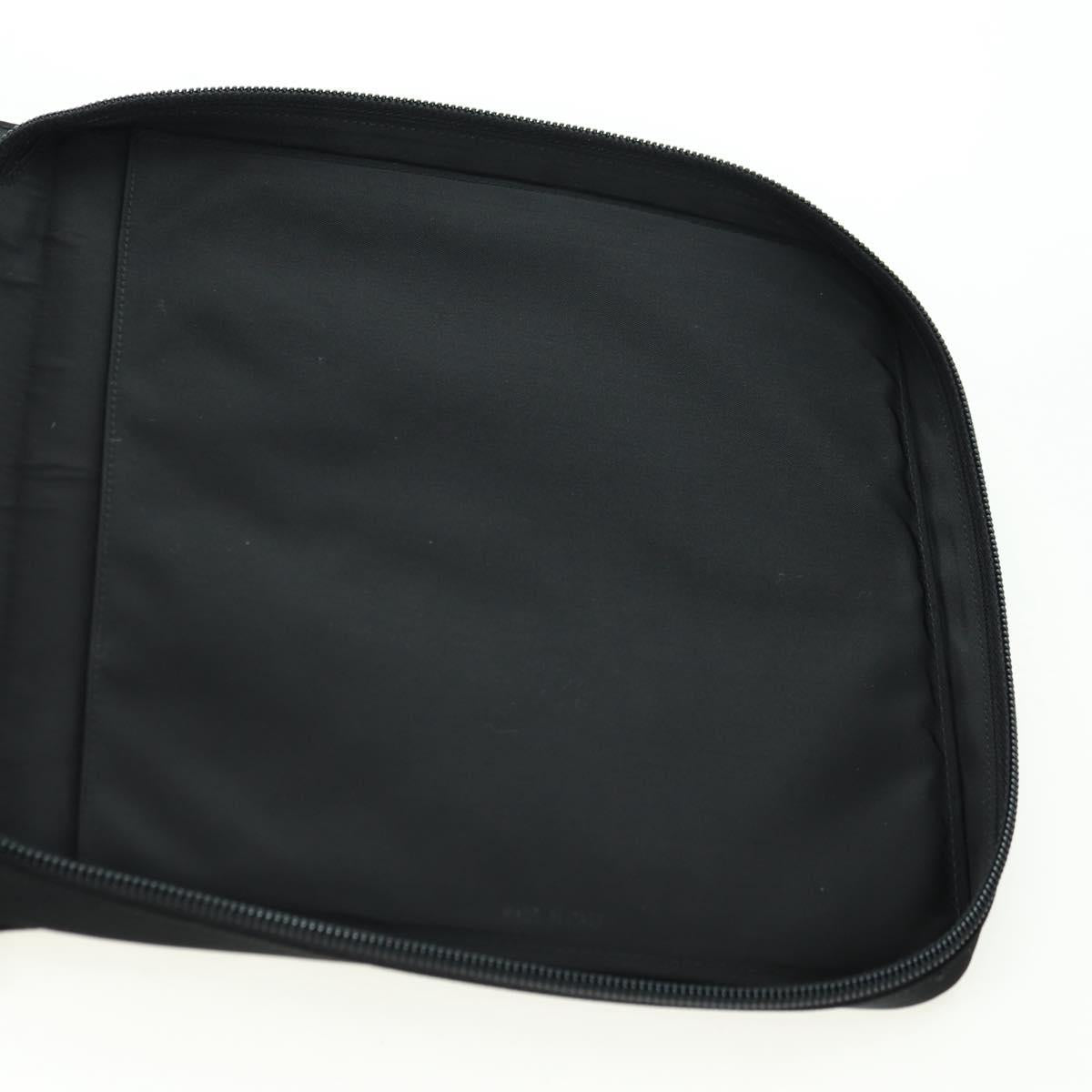 PRADA Mini Disc Case Nylon Black Auth 81379