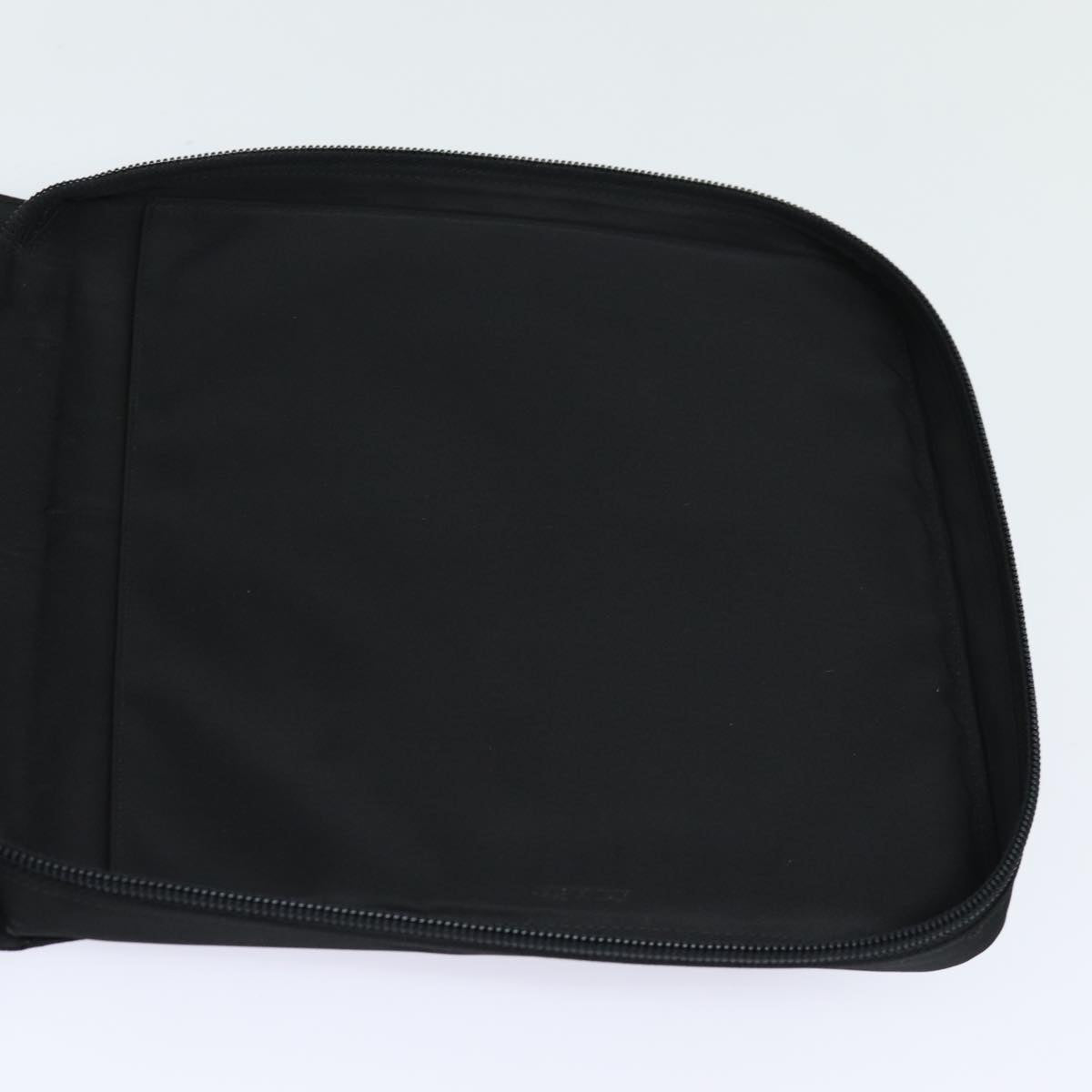 PRADA MiniDisc Case Nylon Black Auth 81379V